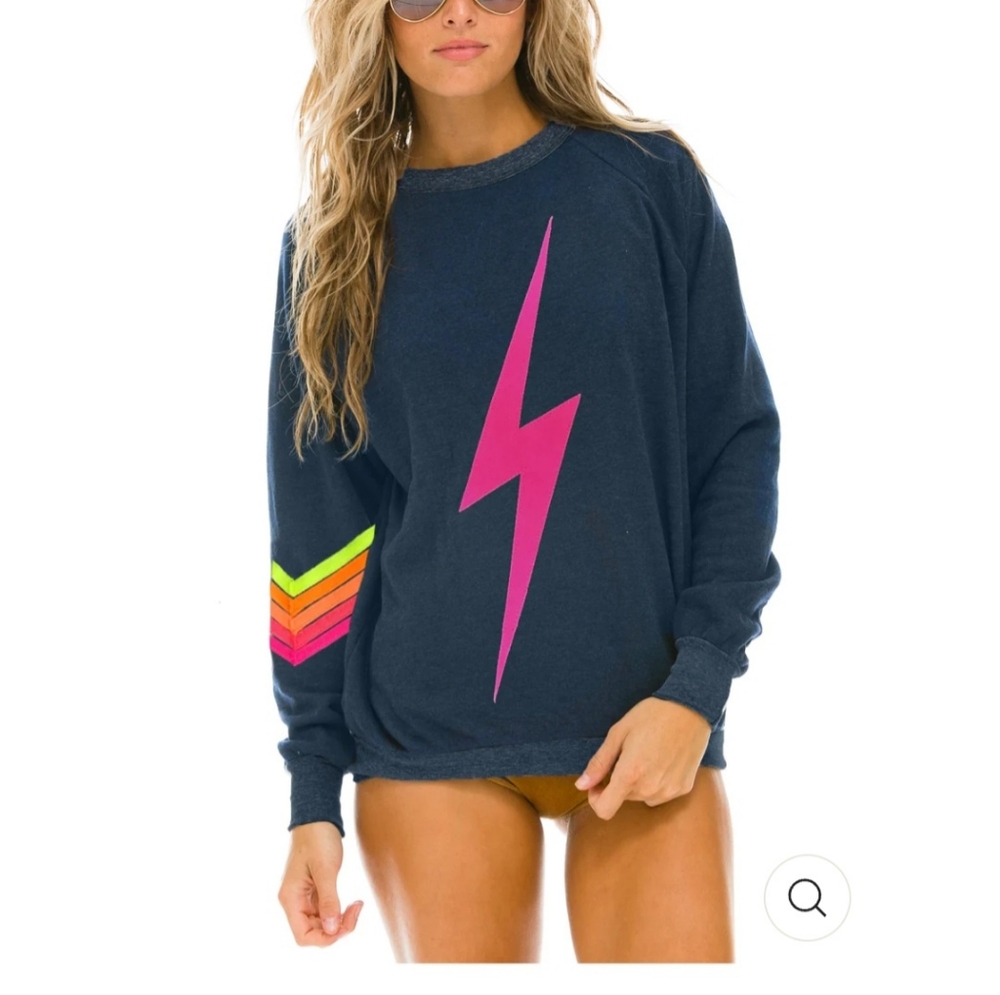 Aviator Nation Pink Bolt Sweatshirt 💕
